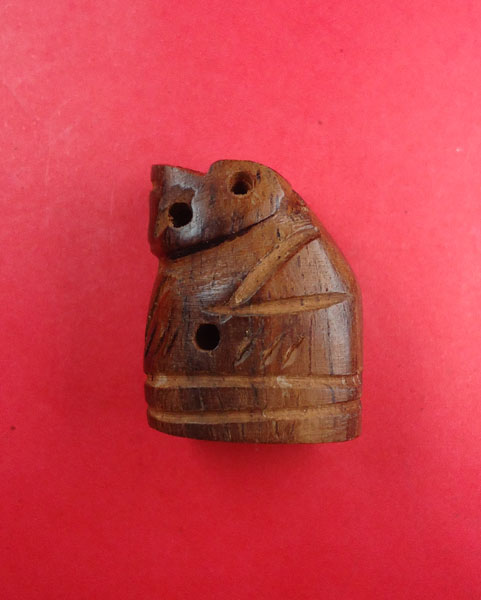 เสือไม้พยุง หลวงพ่อเปิ่น วัดบางพระ นครปฐม รุ่นไตรมาส ๔๔ เคาะเดียว ๙