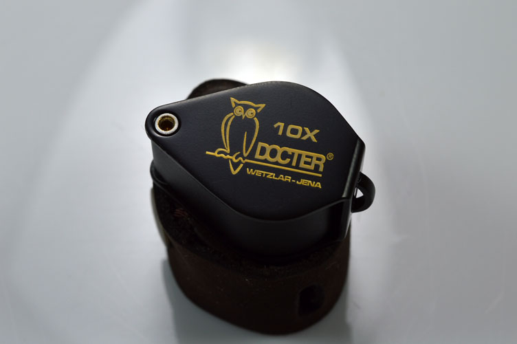 เคาะเดียวกล้อง DOCTER WETZLAR-JENA (D10)-10X18MM เลนส์แก้วใสส่องสบายมากๆงานสวยน่าใช้มาพร้อมซองหนัง