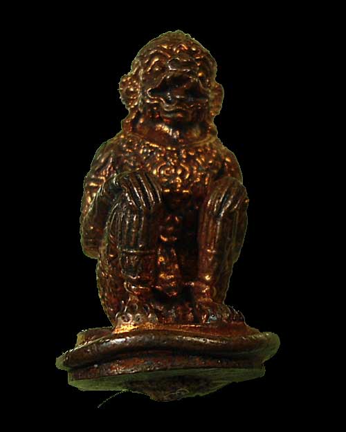 วัดใจ เคาะเดียว ระดมทุน  @@@ หนุมานสำราญทรัพย์ หลวงปู่คำบุ รุ่นแรก ปี 53 เนื้อทองแดง กล่องเดิม 