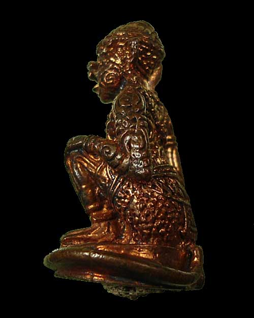 วัดใจ เคาะเดียว ระดมทุน  @@@ หนุมานสำราญทรัพย์ หลวงปู่คำบุ รุ่นแรก ปี 53 เนื้อทองแดง กล่องเดิม 