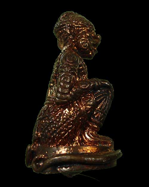 วัดใจ เคาะเดียว ระดมทุน  @@@ หนุมานสำราญทรัพย์ หลวงปู่คำบุ รุ่นแรก ปี 53 เนื้อทองแดง กล่องเดิม 