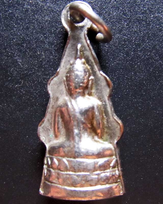 พระพุทธชินราชลอยองค์ ก้นอุดกริ่ง วัดเขาสำเภาทอง หลวงปู่ทิมปลุกเสกปี 18 สวยๆ เนื้อทองแดงกะไหล่เงิน