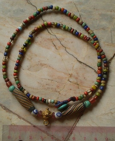 สร้อยลูกปัดแท้  หัวขุน  เคาะเดียว 