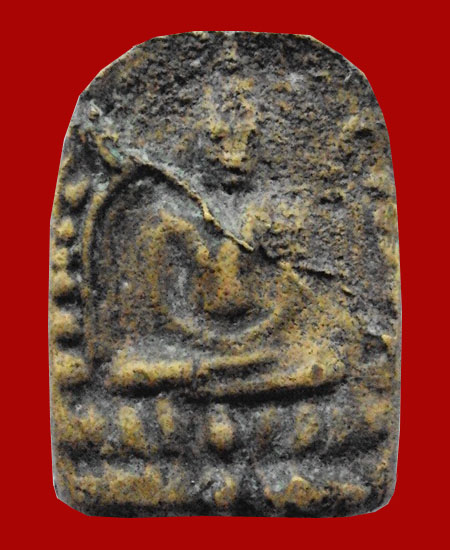 พระโสฬสวัดแหลมทราย (เหรียญหล่อโบราณ หลวงพ่อเส้ง วัดแหลมทราย พิมพ์ซุ้มกอ)