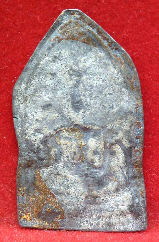 *ปรกโพธิ์ตุ่ม เนื้อชิน ทองเดิม กรุวัดเก๋งจีน ระยอง*