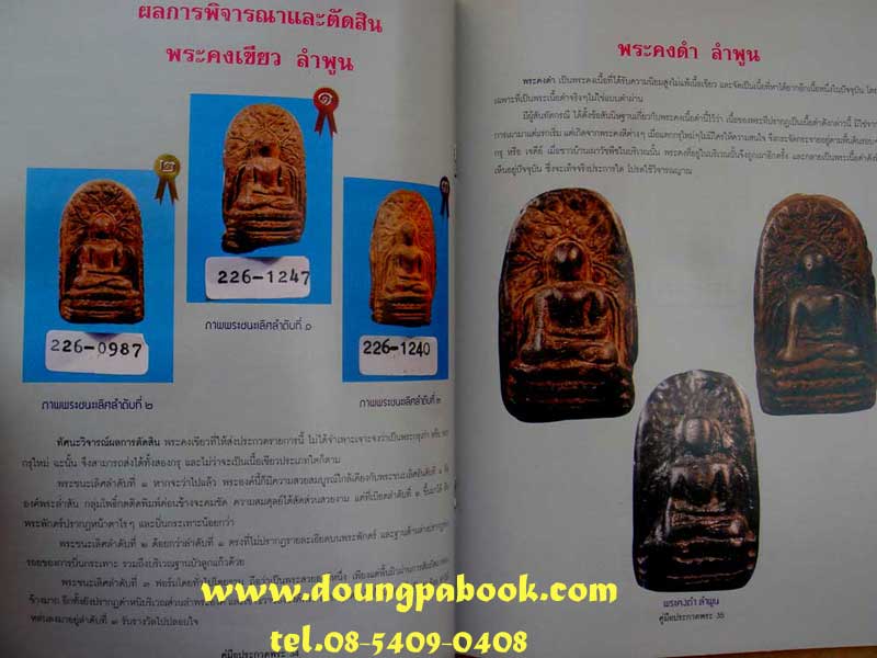หนังสือคู่มือการประกวดพระเนื้อดินยอดนิยม 