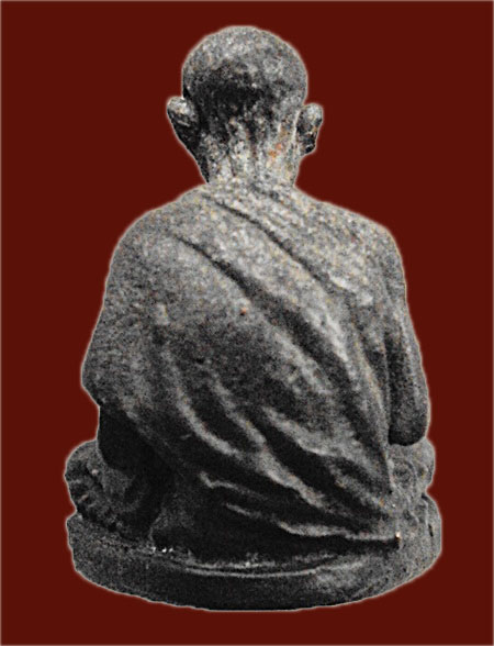 พระัรูปเหมือนหลวงพ่อเกษม เขมโก ก้นหนู เนื้อนวโลหะ ปี 2518 จ.ลำปาง