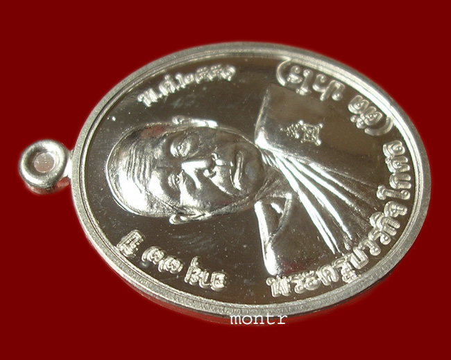 เหรียญโภคทรัพย์ หลวงพ่อตัด วัดชายนา เนื้อเงิน  ปี51