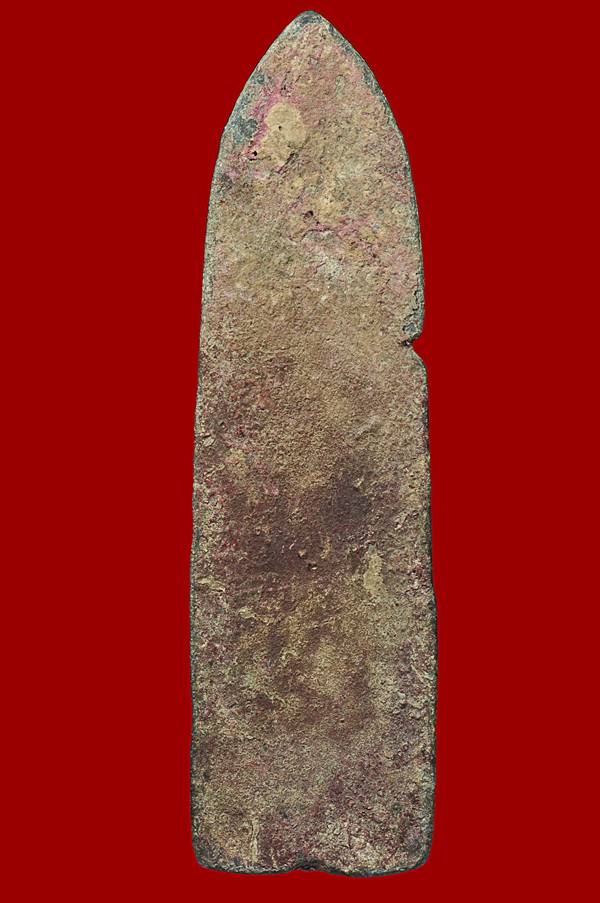 พระร่วงยืน ฐานสูง หลังผ้า กรุลพบุรี