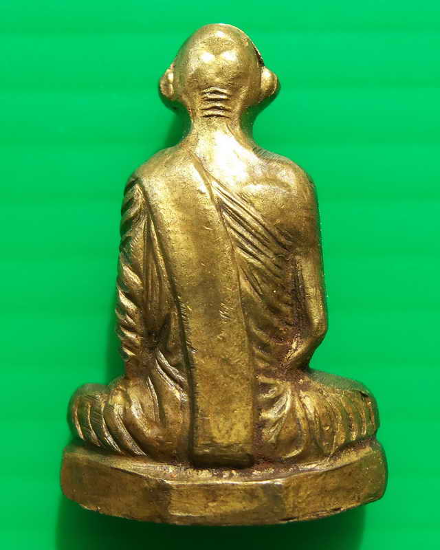 รูปเหมือนปั้มหลวงพ่อเดิม เพดานโบสถ์ วัดหนองโพ ปี2493