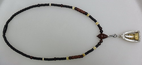 สร้อยกะลา+ไม้พยุง+ไม้พญางิ้วดำ+งาช้าง(ไม่รวมพระนะครับ) 