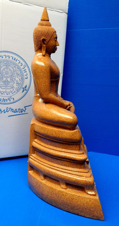 พระบูชาหลวงพ่อโสธรเนื้อกระเบื้องหลังคาโบสถ์ วัดโสธรฯ ฉะเชิงเทรา หน้าตัก 9 นิ้ว (องค์ใหญ่อลังการ)