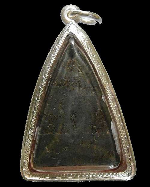 เคาะแรก @@@ พระพุทธชินราช หลวงพ่อโม วัดสามจีน กทม เนื้อชินตะกั่ว พิเศษลงรัก เลี่ยมเงิน / บัตร