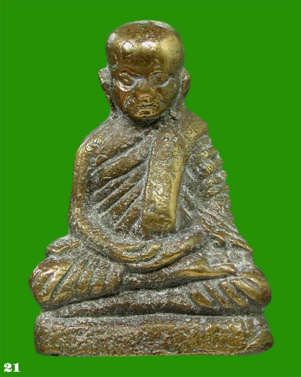 หลวงพ่อเงิน หล่อโบราณ วัดท่ามะไฟ พิมพ์กลาง อุดผง .....เคาะแรก