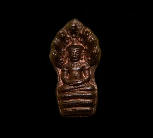พระนาคปรกใบมะขาม หลัง ภปร. วัดดอนศาลา พัทลุง ปี2530