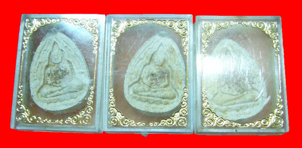 3องค์//พระกลีบบัวหลวงพ่อเปิ่น วัดบางพระ ปี2535