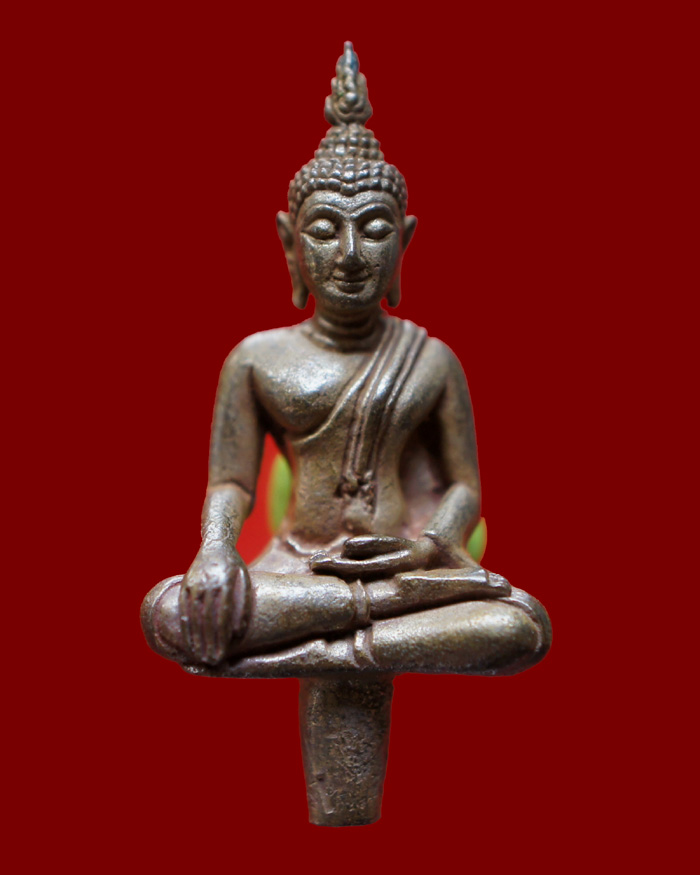 พระยอดธง รุ่นคูณมหากุศล ปี2540 เนื้อนวะโลหะ ตอกโค๊ต #4