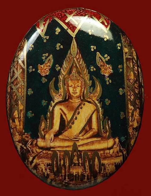 ล็อกเก็ตหลวงพ่อพระพุทธชินราช ปี 2515 พิธีจักรพรรดิ์มหาพุทธาภิเษก 2515 สร้างโดยพุทธสมาคม จ.พิษณุโลก
