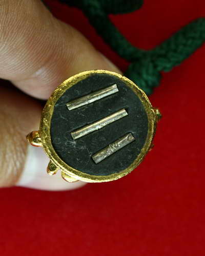 หล่อระฆัง ที่ระลึกพิธีเททองสร้างระฆังใหญ่ ปี 43 หลวงพ่อเปิ่น วัดบางพระ จังหวัดนครปฐม