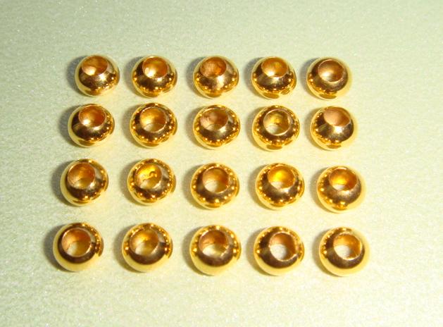 เม็ดทองกลม 90 % ขนาด 4 mm จำนวน 20 เม็ด