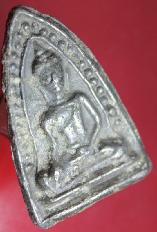 พระพิมพ์พระสุพรรณหลังผาลเนื้อชินเงิน สวยๆ พระดีอนาคตไกล