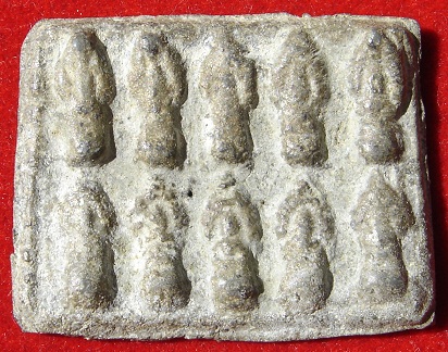 พระแผง 10 เนื้อชิน ไม่ทราบที่