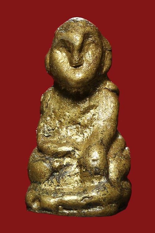 รูปหล่อโบราณ หลวงพ่อวัฒน์ วัดชมพูพนัส ปี2485(พิมพ์หน้าเล็ก)