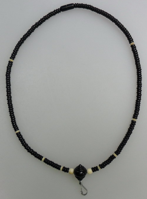 สร้อยกะลา+ไม้พญางิ้วดำ+งาช้าง 