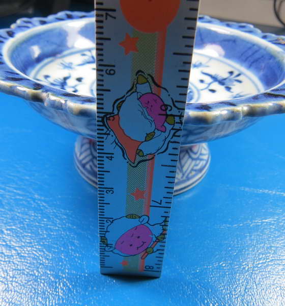 จานเชิงกังไส ลายผักชี ขนาด 4 นิ้ว ใบที่ 2