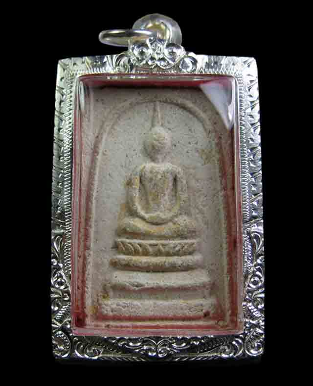 สมเด็จหลวงพ่อแพ วัดพิกุลทอง รุ่นไตรมาสพิมพ์ใหญ่ฐานบัว ปี2509 