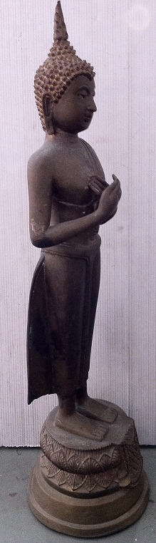 พระบูชายืนปางรำพึง..สูงประมาณ24นิ้ว..สวยงาม..น่าบูชา