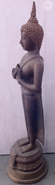 พระบูชายืนปางรำพึง..สูงประมาณ24นิ้ว..สวยงาม..น่าบูชา