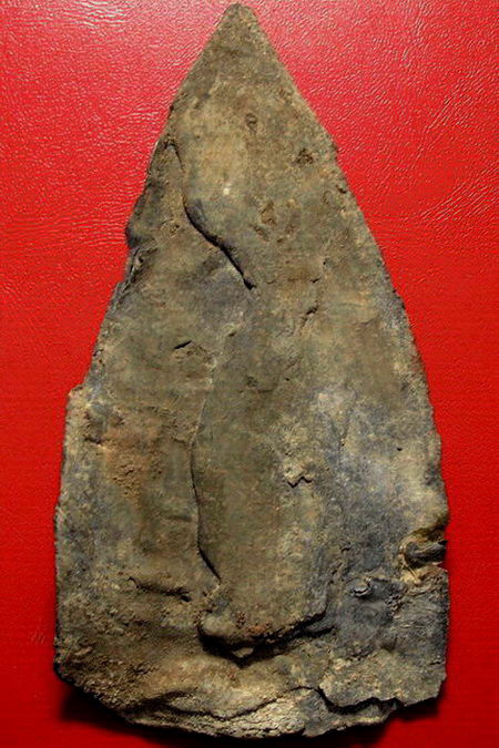 *พระท่ากระดานหูช้างเนื้อตะกั่วสนิมแดง กรุวัดเทวสังฆาราม(วัดเหนือ)จ.กาญจนบุรี ปิดทองเดิมค่ะ*