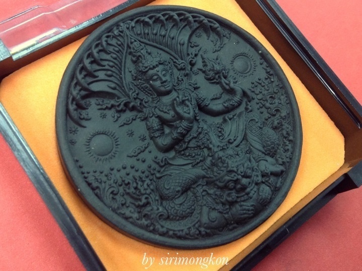 พระเทวราชโพธิสัตว์ จตุคามรามเทพ อภิปัญญามหาเศรษฐี ขนาด5.5 ซม. รูปแบบงานศิลปะ อ.เฉลิมชัย อุปกรณ์ครบ
