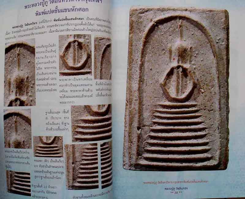 หนังสือ การศึกษาพระเครื่อง หลวงปู่ภู วัดอินทรวิหาร 