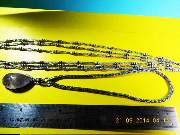 สร้อยเงิน925 สองเส้นตามรูปเลยครับ     เคาะเดียว