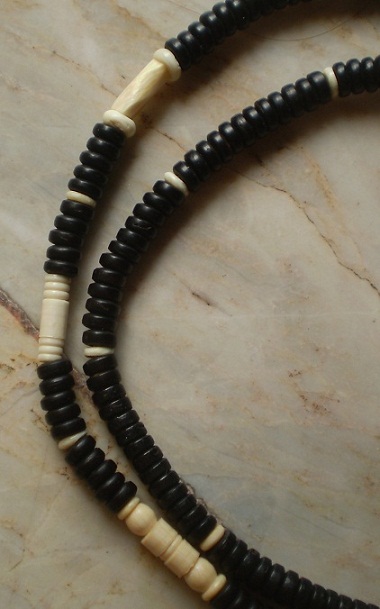 สร้อยกะลาตาเดียว บวกงาช้างแท้  หัวขุน  เคาะเดียว 