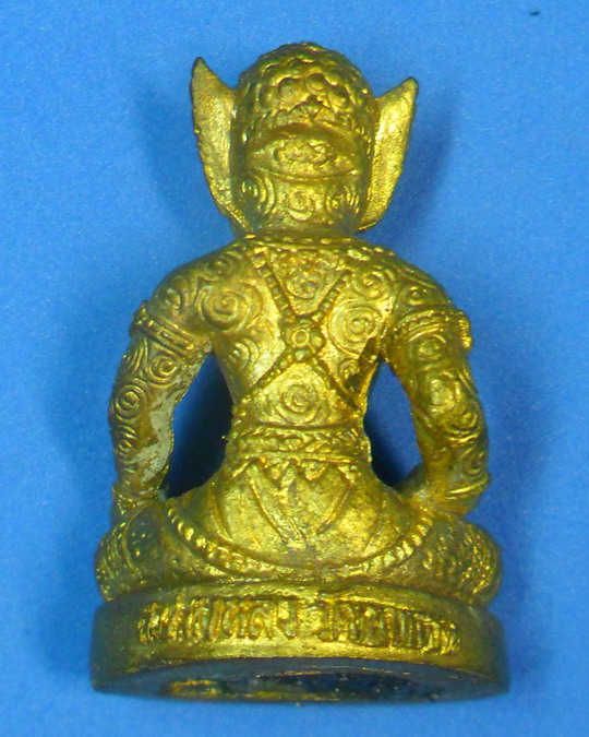 พระพิราพ ขนาดห้อยบูชา เนื้อปลอกลูกปืน หลวงปู่กาหลง เขี้ยวแก้ว ปี ๕๐