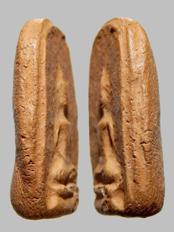 พระหลวงปู่บุญ วัดกลางบางแก้ว พิมพ์ปรกโพธ์เล็ก เนื้อดิน