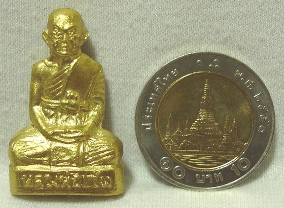 รูปเหมือนปั๊มย้อนยุคหลวงพ่อแช่ม วัดฉลอง ภูเก็ต (ทีเดียวแดง)