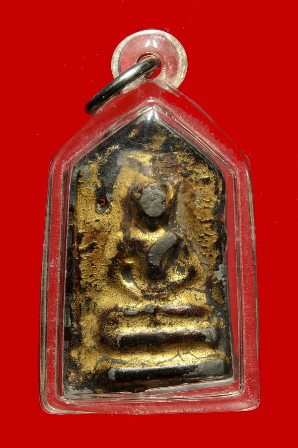 พระกรุวัดกลางตลาดพลู รักทองเก่าเดิมๆพร้อมเลี่ยมกันน้ำ