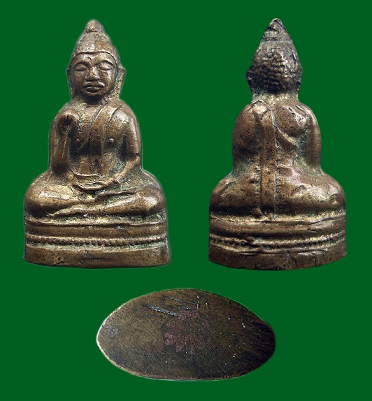 พระพุทธกวัก เนื้อทองผสม อุดกริ่ง หลวงพ่อแฉ่งวัดบางพัง 