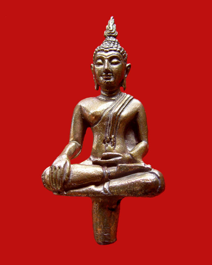 พระยอดธง รุ่นคูณมหากุศล ปี2540 เนื้อนวะโลหะ ตอกโค๊ต #2