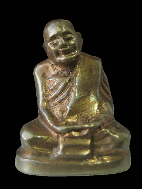 รูปหล่อหลวงปู่แหวน อาจาย์เชือปลุกเสก ปี 07 เจ้าคุณนร อธิฐานจิตซ้ำปี 13 