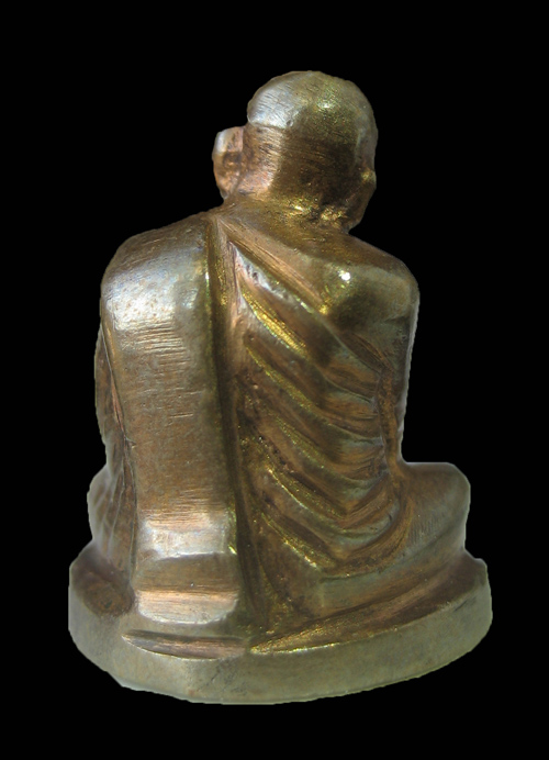 รูปหล่อหลวงปู่แหวน อาจาย์เชือปลุกเสก ปี 07 เจ้าคุณนร อธิฐานจิตซ้ำปี 13 