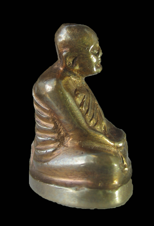 รูปหล่อหลวงปู่แหวน อาจาย์เชือปลุกเสก ปี 07 เจ้าคุณนร อธิฐานจิตซ้ำปี 13 