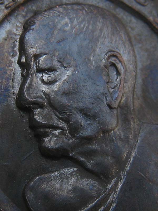 เหรียญหันข้าง 80 ปี หลวงพ่อเงิน วัดดอนยายหอม ปี 2513 (บล็อคทองคำ) พิมพ์นิยมสุด 