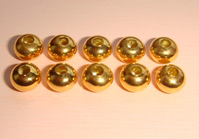 เม็ดทองกลม 90 % ขนาด 5.5 mm จำนวน 10 เม็ด