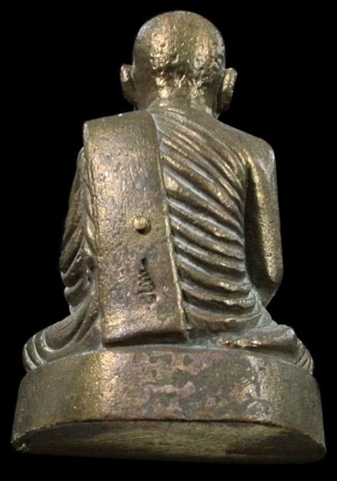 รูปเหมือนหล่อ สำราญสุข สมเด็จพระญาณสังวรฯ สมเด็จพระสังฆราช 8 รอบ วัดบวรฯ 2 โค้ด เนื้อชนวนสำริด