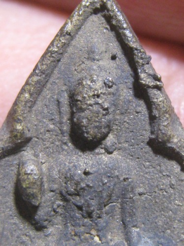 เหรียญหล่อพระศิลาท่านเจ้าคุณโชติ ปี2487 เนื้อทองผสม วัดพระปฐมเจดีย์ จ.นครปฐม สภาพพอใช้ 